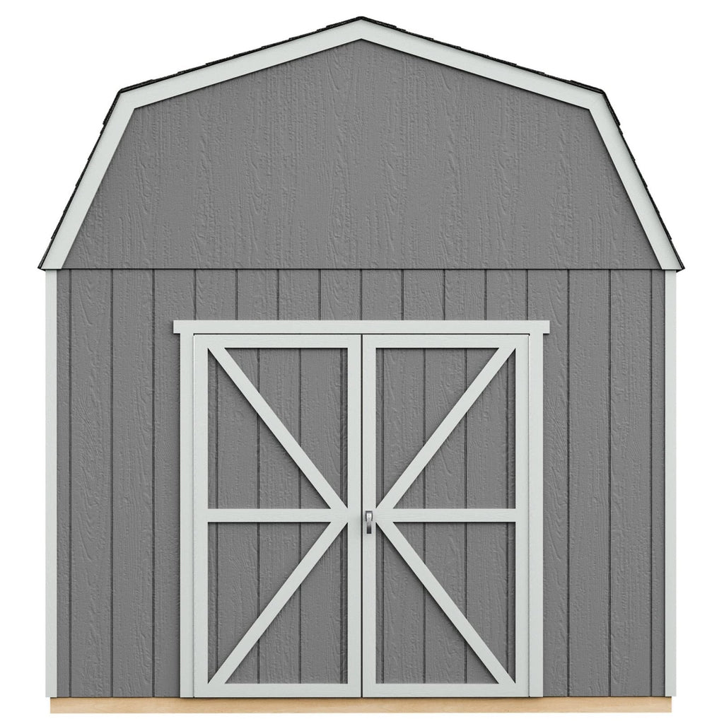 Handy Home Products Braymore 10×14 Do-It-Yourself Wooden Storage Shed with Floor
